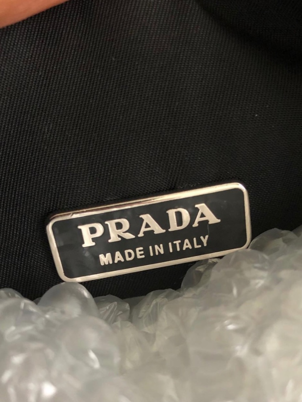 Vintage Prada Black Nylon Re-Edition Shoulder Bag / Mini Shoulder Bag